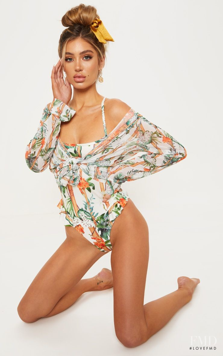 Belle Lucia featured in  the PrettyLittleThing catalogue for Autumn/Winter 2018