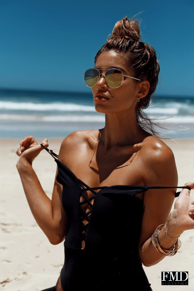 Belle Lucia featured in  the Doll Swimwear lookbook for Spring/Summer 2019