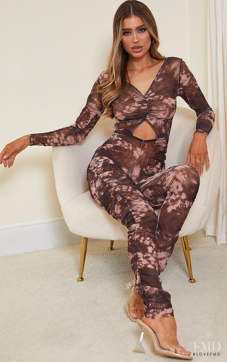 Belle Lucia featured in  the PrettyLittleThing catalogue for Autumn/Winter 2020