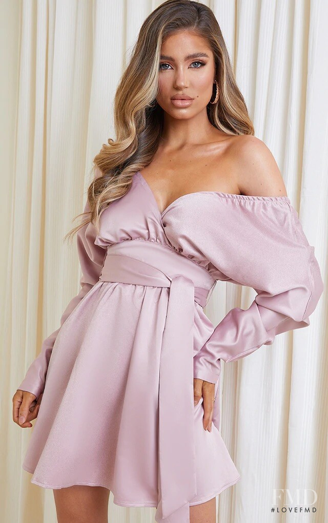 Belle Lucia featured in  the PrettyLittleThing catalogue for Autumn/Winter 2020