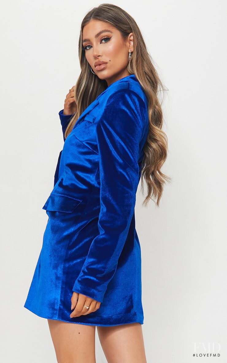 Belle Lucia featured in  the PrettyLittleThing catalogue for Autumn/Winter 2020