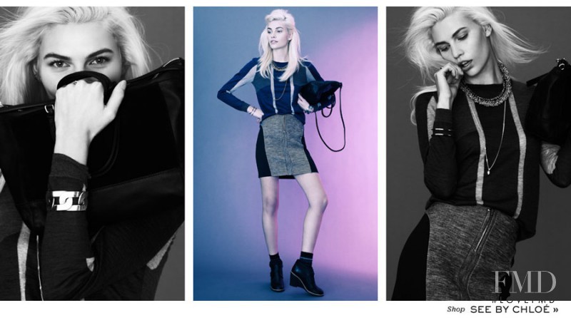 Aline Weber featured in  the See by Chloe advertisement for Autumn/Winter 2012