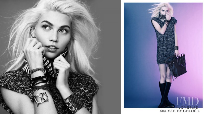 Aline Weber featured in  the See by Chloe advertisement for Autumn/Winter 2012