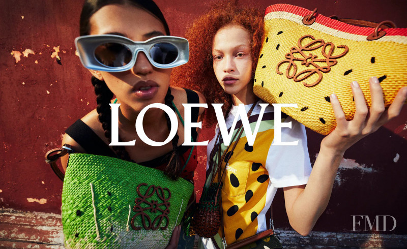 Maria Fernanda Alvarez featured in  the Loewe advertisement for Pre-Fall 2021