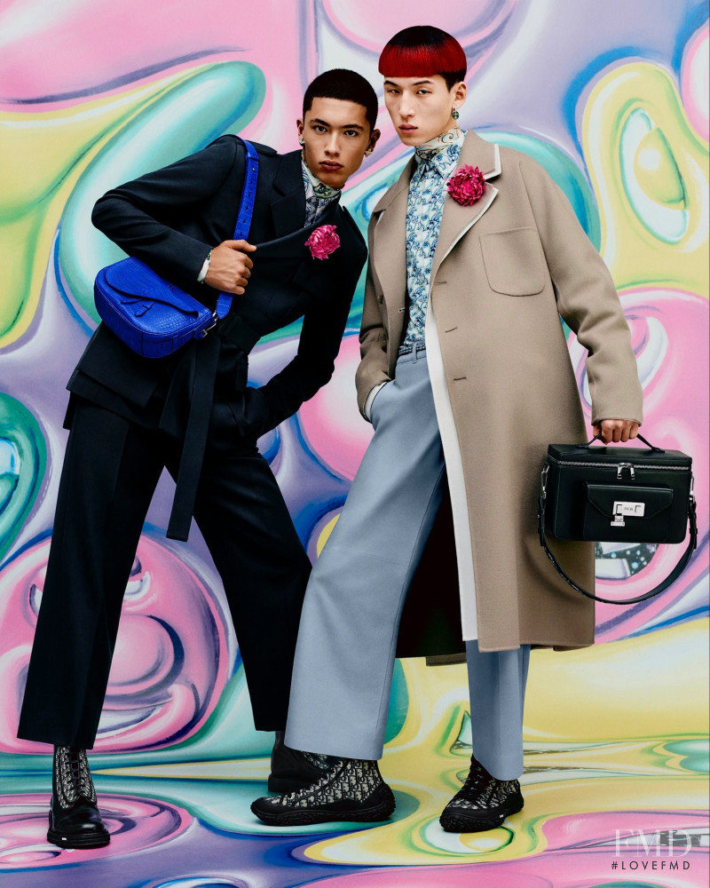 Issa Naciri featured in  the Dior Homme advertisement for Pre-Fall 2021