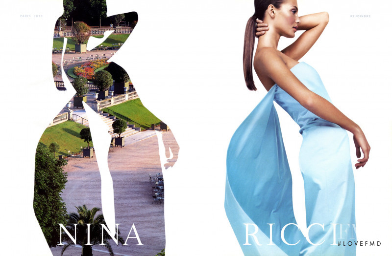 Aurelie Claudel featured in  the Nina Ricci advertisement for Spring/Summer 2000