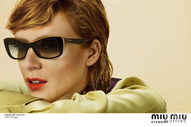 Chloe Sevigny featured in  the Miu Miu advertisement for Autumn/Winter 2012