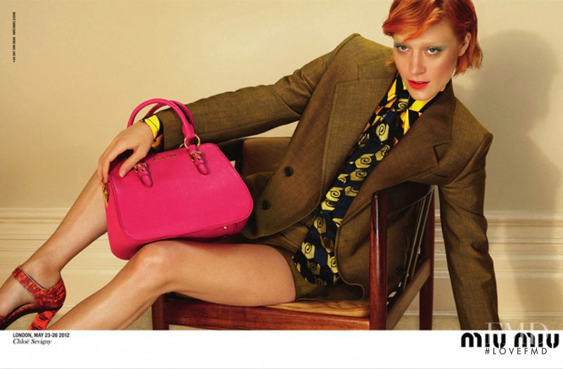 Chloe Sevigny featured in  the Miu Miu advertisement for Autumn/Winter 2012