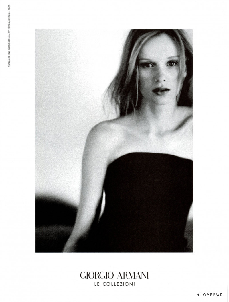 Armani Collezioni advertisement for Autumn/Winter 1999