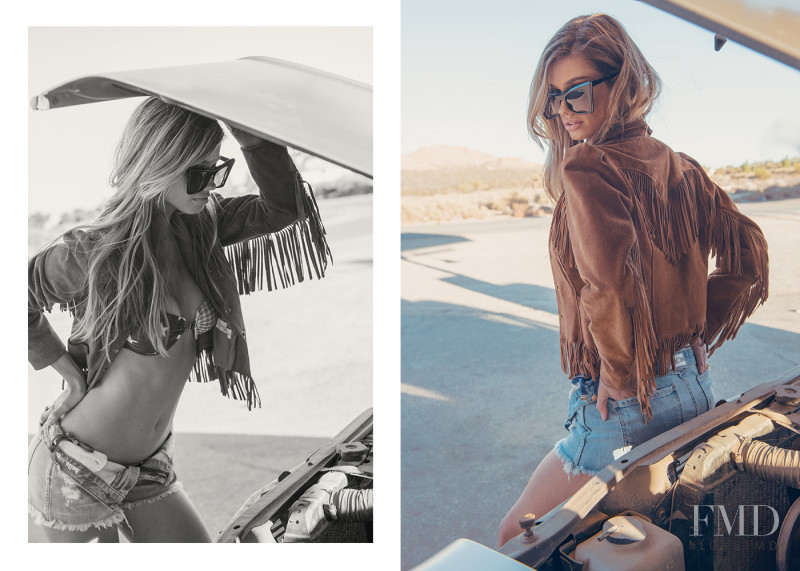 Maggie Rawlins featured in  the Wildfox Motel Dreamers lookbook for Summer 2016