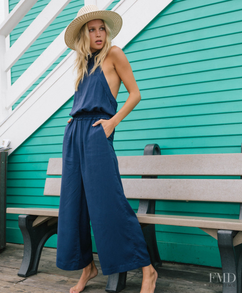 Maggie Rawlins featured in  the Tavik lookbook for Spring/Summer 2018