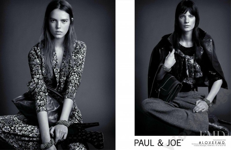 Josefien Rodermans featured in  the Paul et Joe advertisement for Autumn/Winter 2012