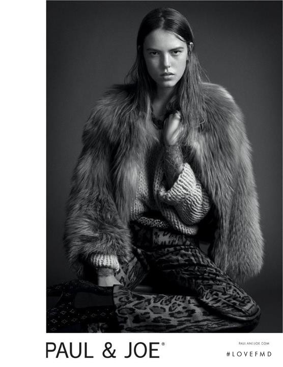 Josefien Rodermans featured in  the Paul et Joe advertisement for Autumn/Winter 2012