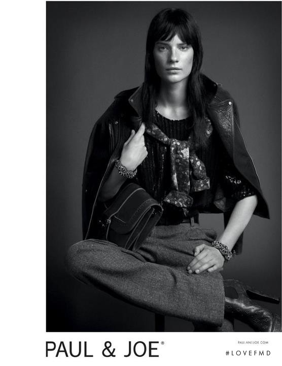 Querelle Jansen featured in  the Paul et Joe advertisement for Autumn/Winter 2012