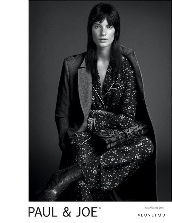 Querelle Jansen featured in  the Paul et Joe advertisement for Autumn/Winter 2012