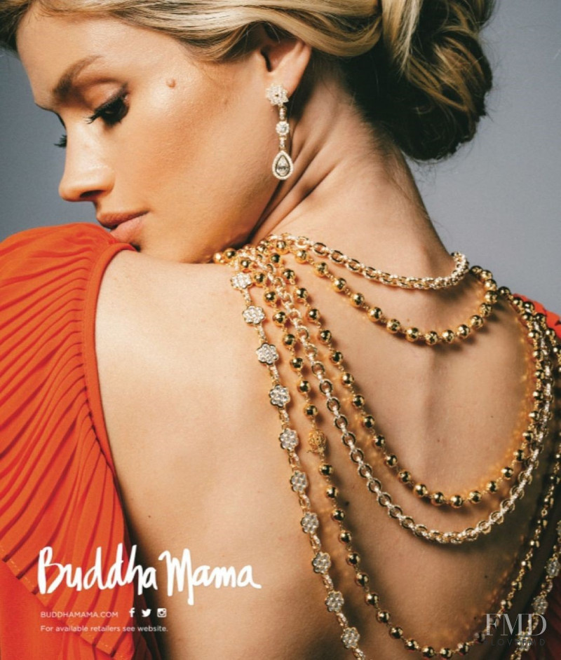 Maggie Rawlins featured in  the Buddha Mama advertisement for Spring/Summer 2019