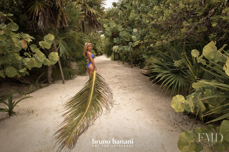 Maggie Rawlins featured in  the Bruno Banani advertisement for Summer 2020