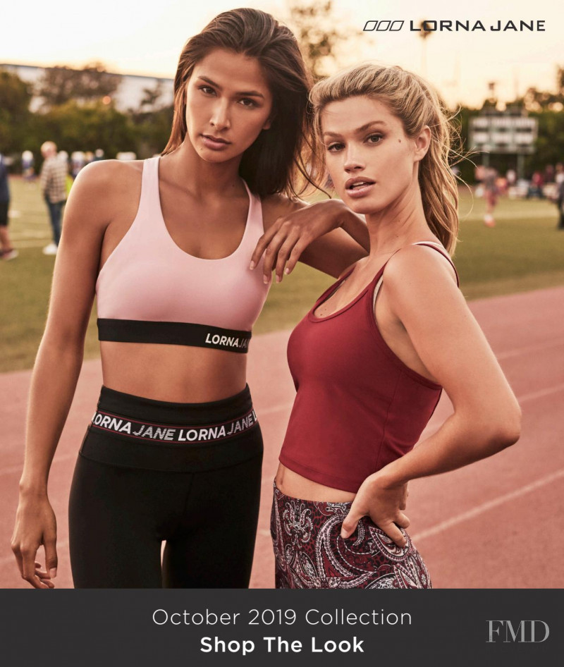 Maggie Rawlins featured in  the Lorna Jane Active advertisement for Spring/Summer 2020