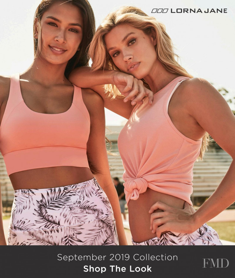 Maggie Rawlins featured in  the Lorna Jane Active advertisement for Spring/Summer 2020