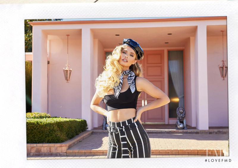 Maggie Rawlins featured in  the PrettyLittleThing A Girls Best Friend lookbook for Resort 2020