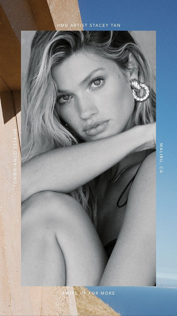 Maggie Rawlins featured in  the Tony Bianco advertisement for Spring/Summer 2019