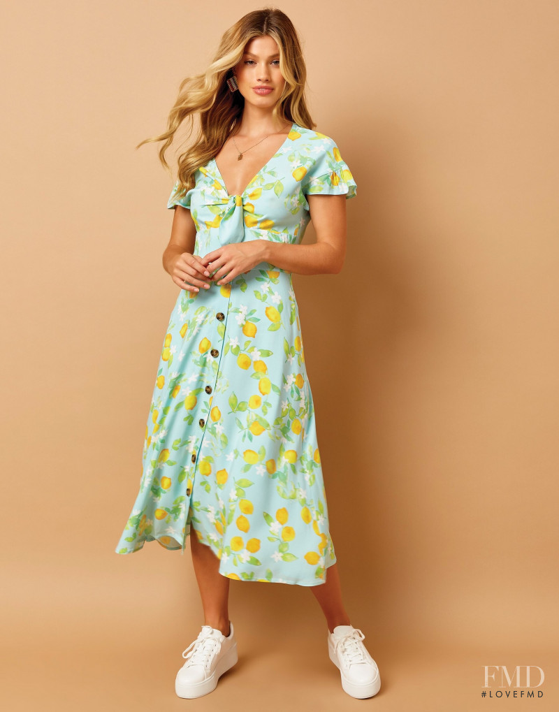 Maggie Rawlins featured in  the Beach Bunny catalogue for Spring/Summer 2020
