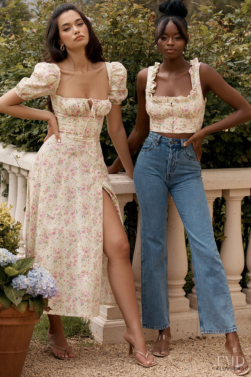 Rona Mahal featured in  the House of CB Le Jardin lookbook for Summer 2020
