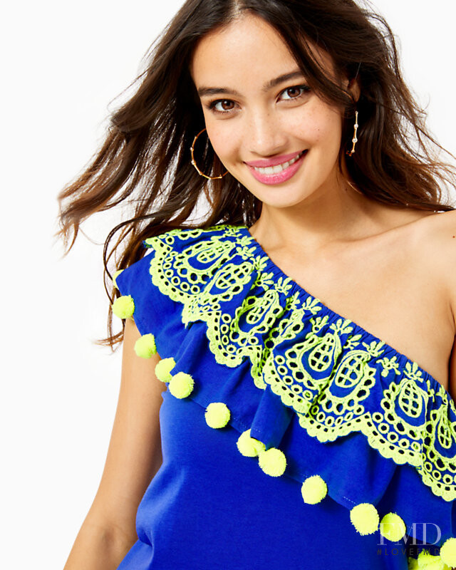 Kelsey Merritt featured in  the Lilly Pulitzer catalogue for Spring/Summer 2021