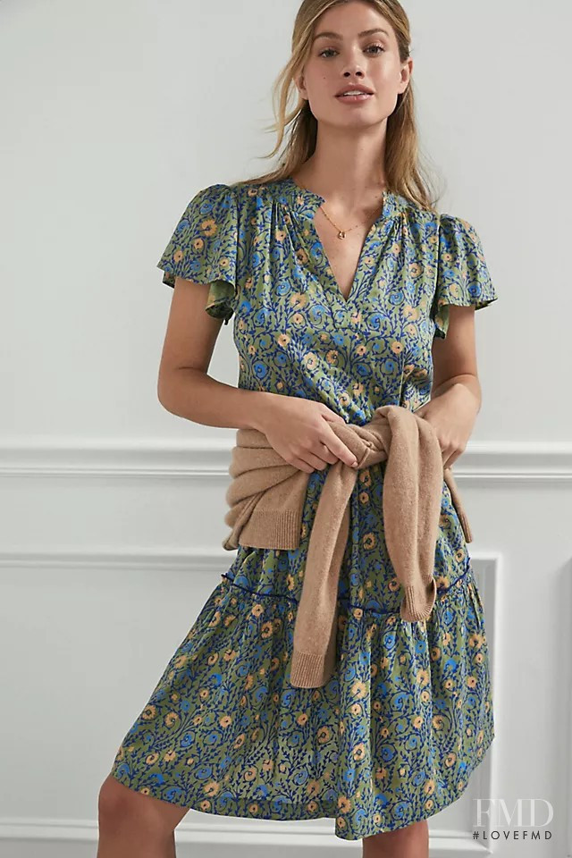 Maggie Rawlins featured in  the Anthropologie catalogue for Spring/Summer 2021