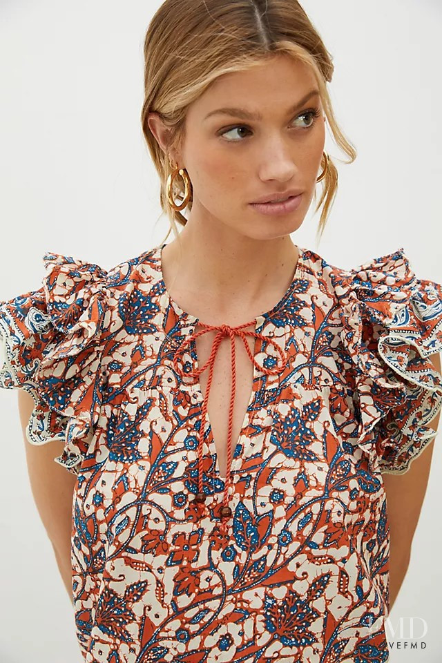 Maggie Rawlins featured in  the Anthropologie catalogue for Spring/Summer 2021