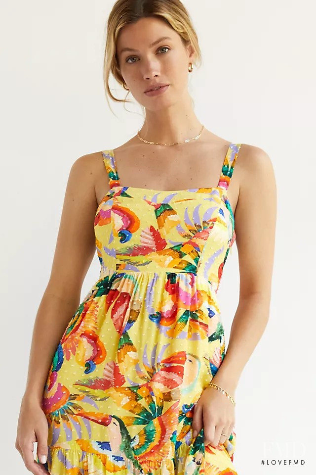 Maggie Rawlins featured in  the Anthropologie catalogue for Spring/Summer 2021