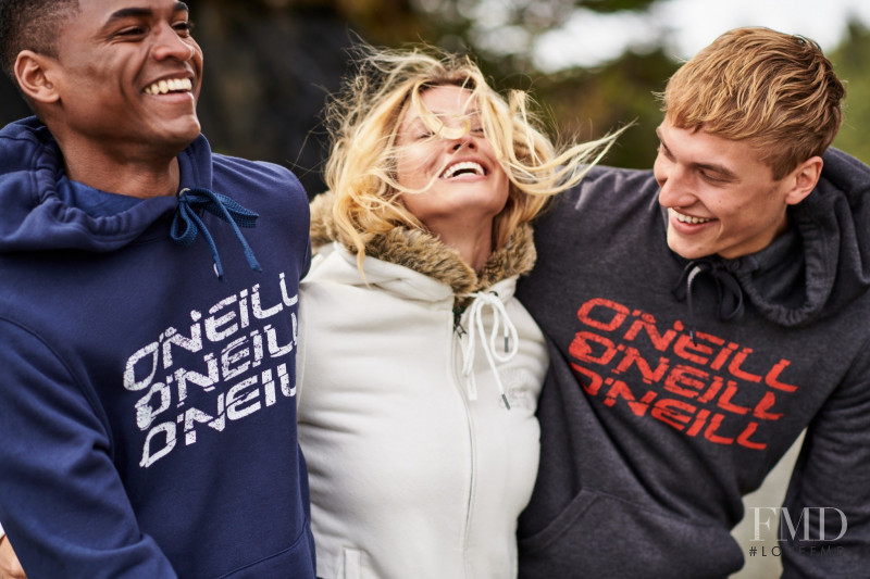 Maggie Rawlins featured in  the O\'Neill advertisement for Autumn/Winter 2019