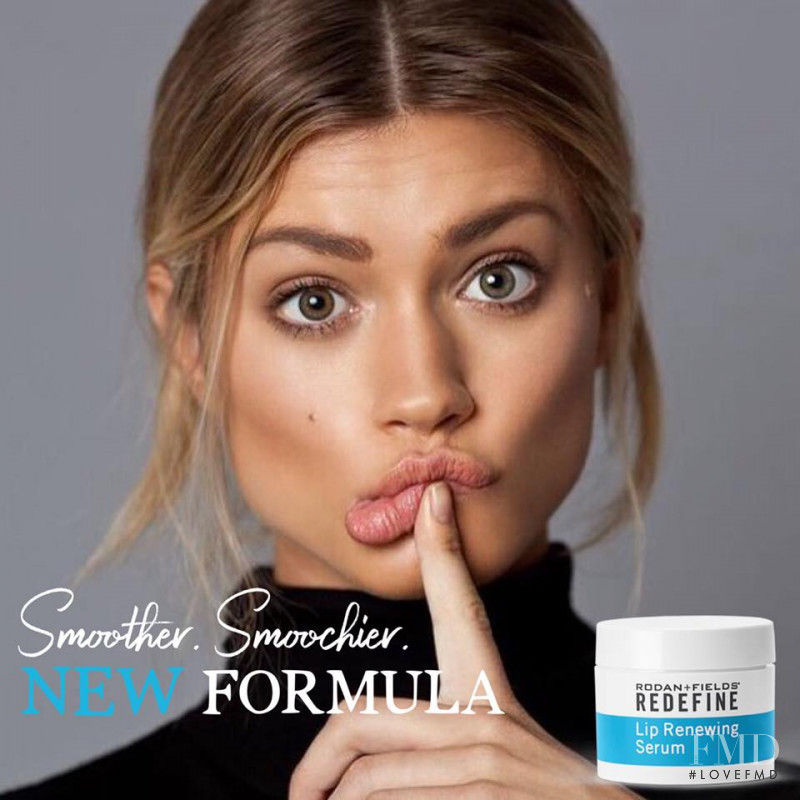 Maggie Rawlins featured in  the Rodan + Fields advertisement for Spring/Summer 2021