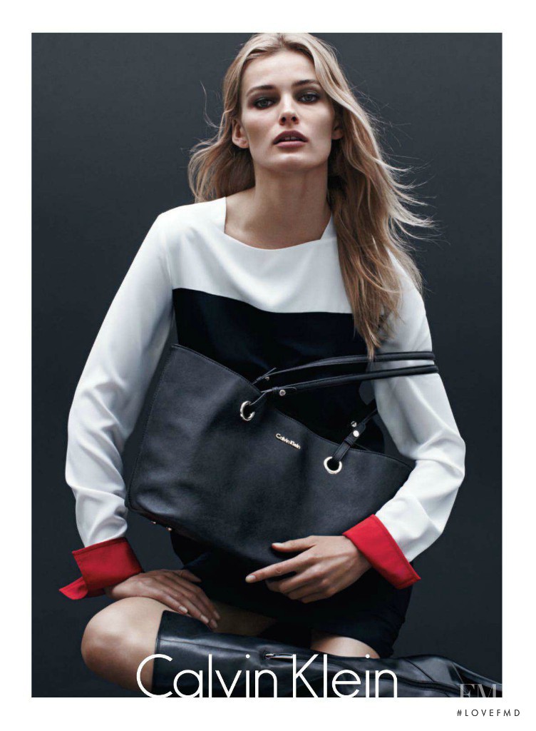 Edita Vilkeviciute featured in  the Calvin Klein White Label advertisement for Autumn/Winter 2012