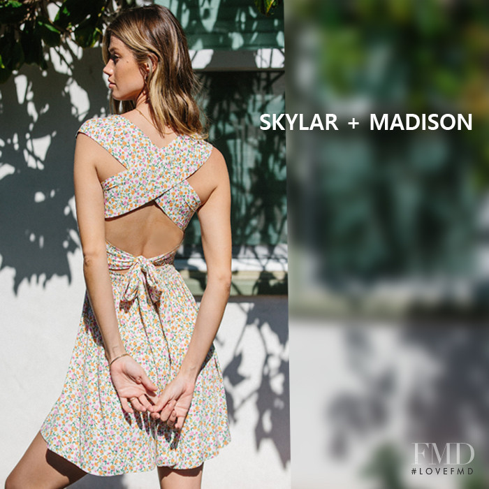 Maggie Rawlins featured in  the Skylar + Madison catalogue for Spring/Summer 2021