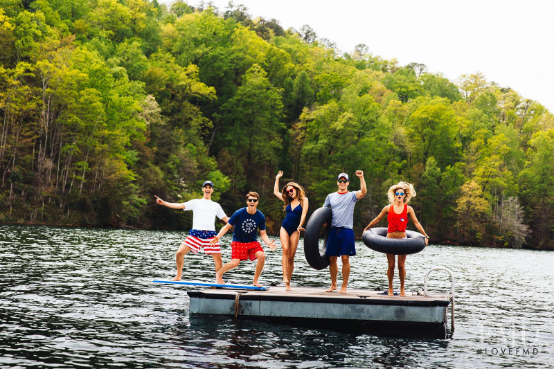 Maggie Rawlins featured in  the Southern Tide advertisement for Autumn/Winter 2016