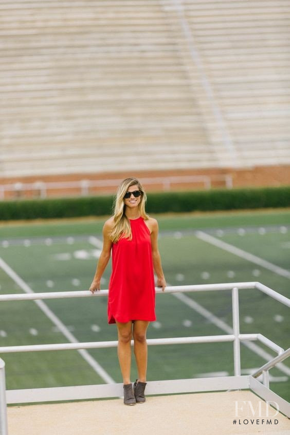 Maggie Rawlins featured in  the Southern Tide advertisement for Autumn/Winter 2016