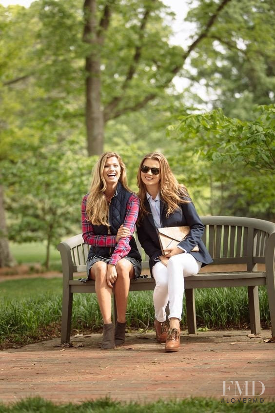 Maggie Rawlins featured in  the Southern Tide advertisement for Autumn/Winter 2016