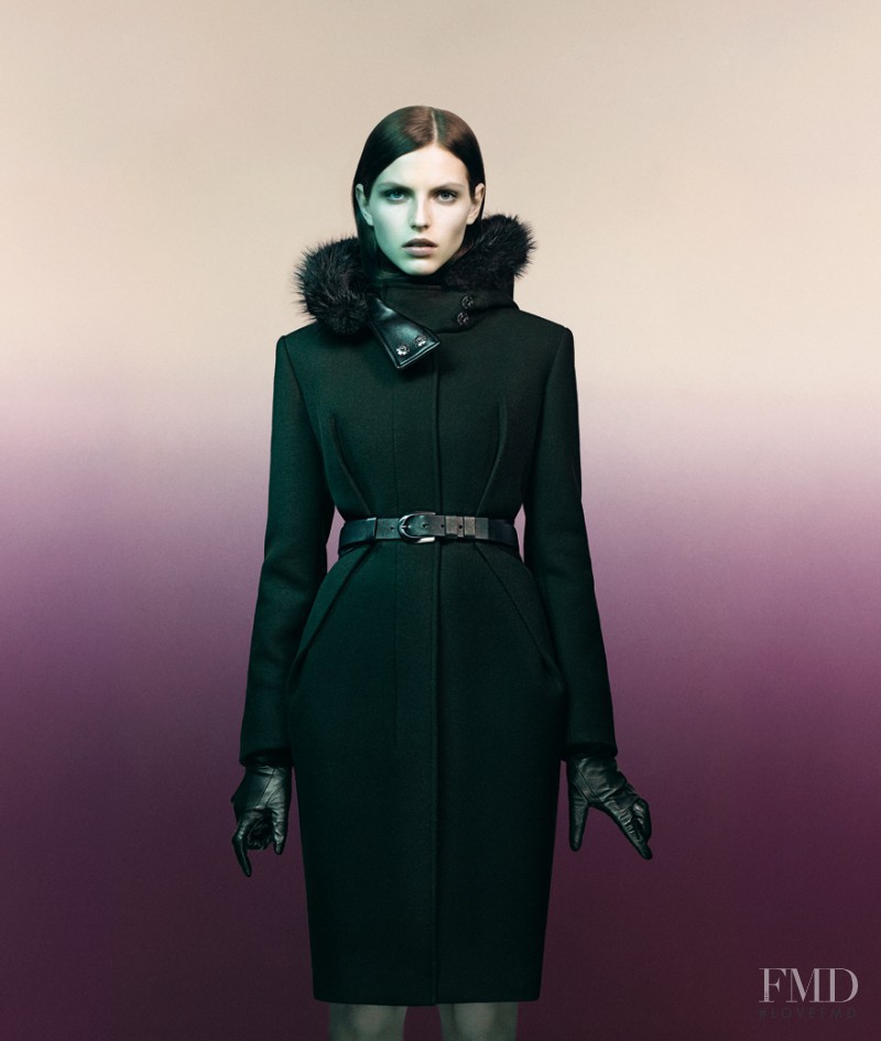 Karlina Caune featured in  the Sportmax Defilé advertisement for Autumn/Winter 2012