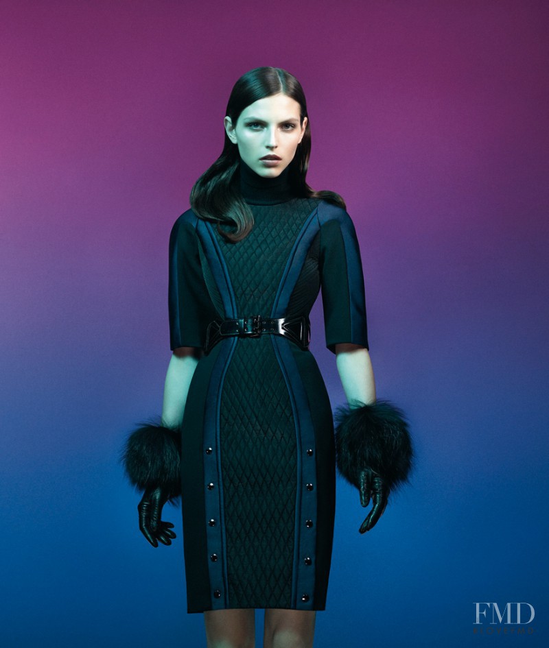 Karlina Caune featured in  the Sportmax Defilé advertisement for Autumn/Winter 2012