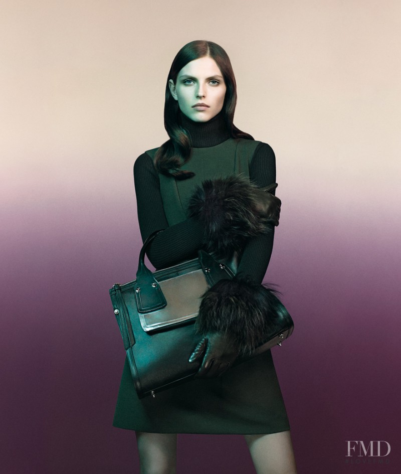 Karlina Caune featured in  the Sportmax Defilé advertisement for Autumn/Winter 2012