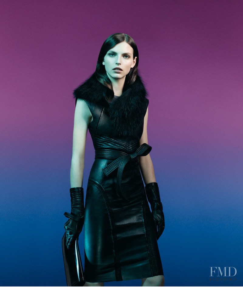 Karlina Caune featured in  the Sportmax Defilé advertisement for Autumn/Winter 2012