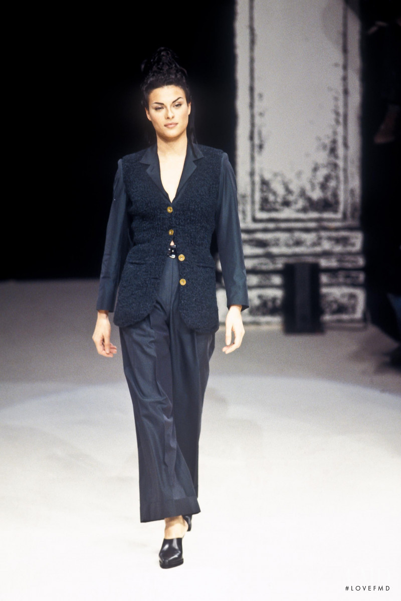Magali Amadei featured in  the Jean-Paul Gaultier fashion show for Spring/Summer 1993