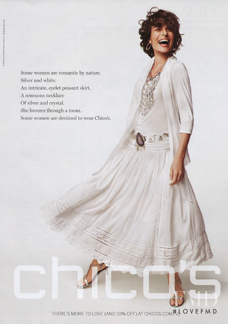 Magali Amadei featured in  the Chico‘s advertisement for Spring/Summer 2010