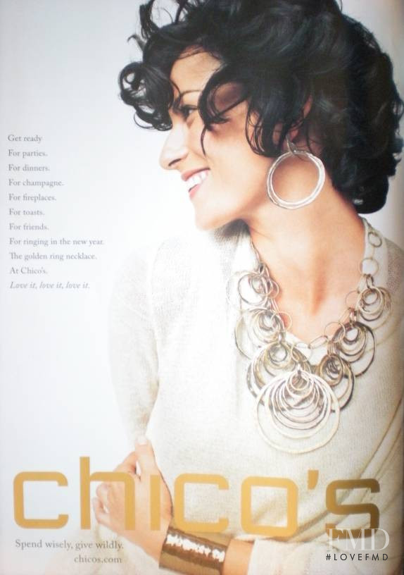 Magali Amadei featured in  the Chico‘s advertisement for Spring/Summer 2010