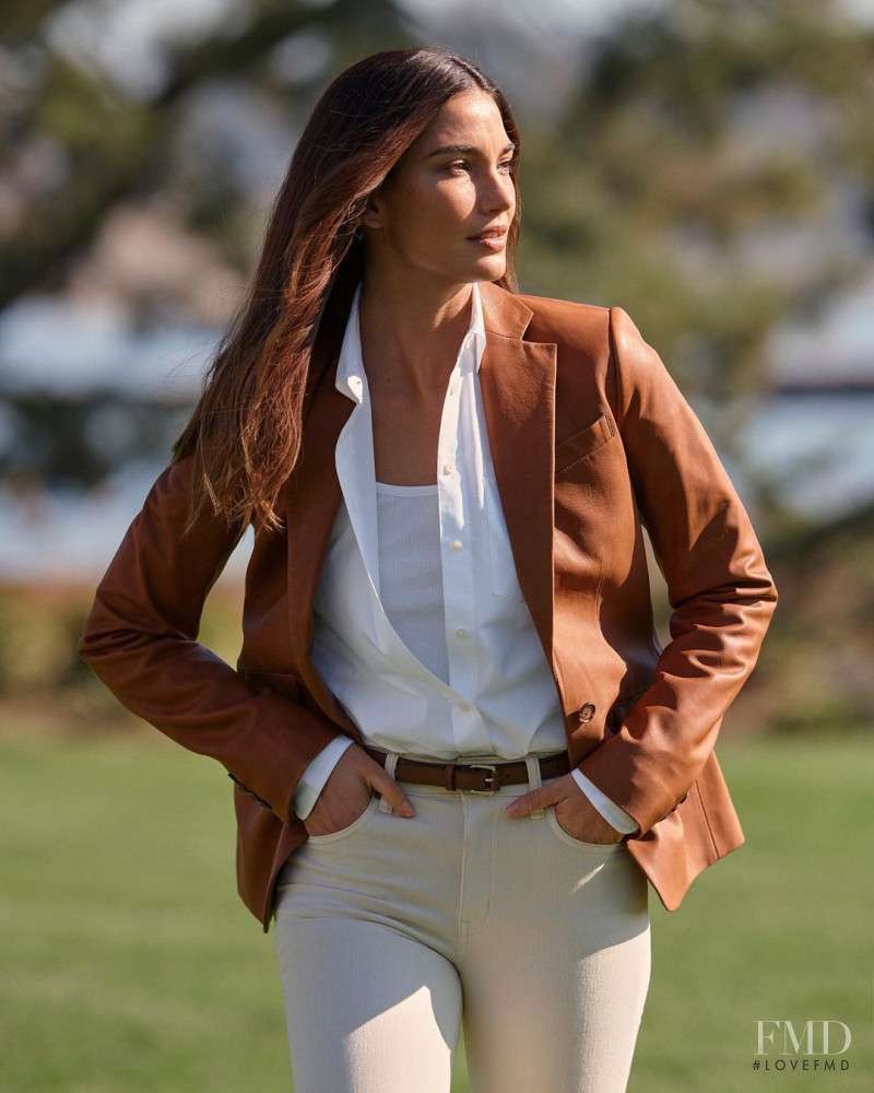 Lily Aldridge featured in  the Lauren by Ralph Lauren advertisement for Spring/Summer 2021