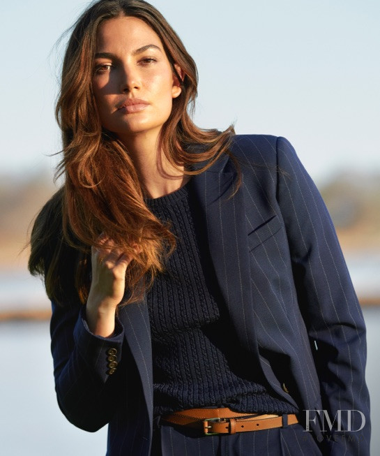 Lily Aldridge featured in  the Lauren by Ralph Lauren advertisement for Spring/Summer 2021