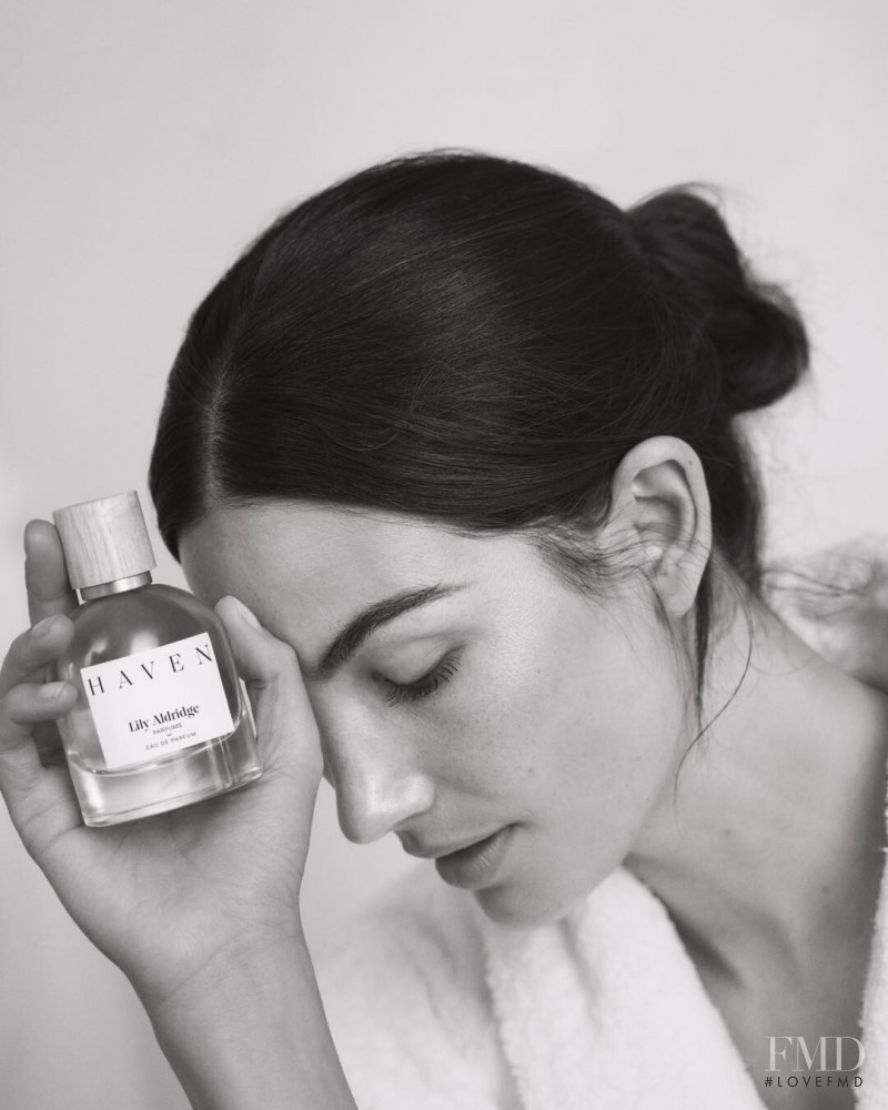 Lily Aldridge featured in  the Lily Aldridge Parfums advertisement for Spring/Summer 2020