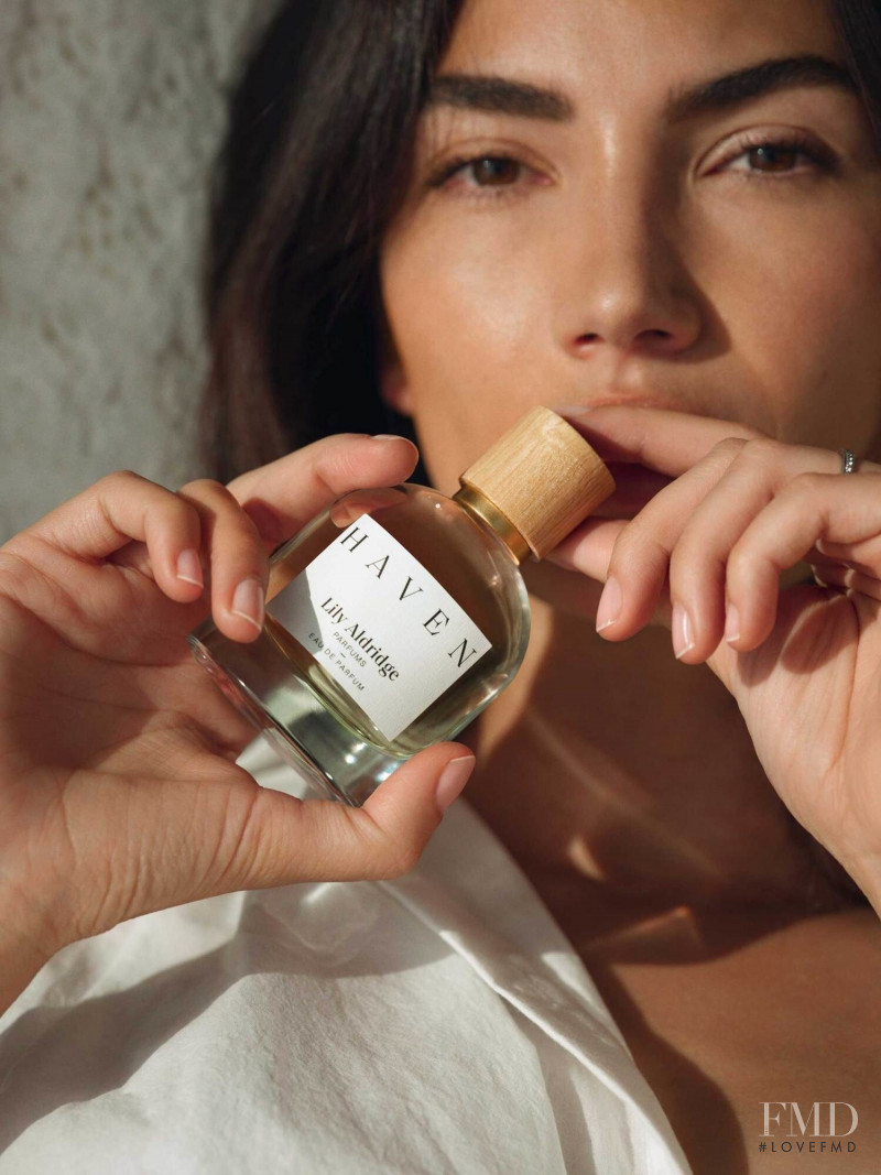 Lily Aldridge featured in  the Lily Aldridge Parfums advertisement for Autumn/Winter 2019