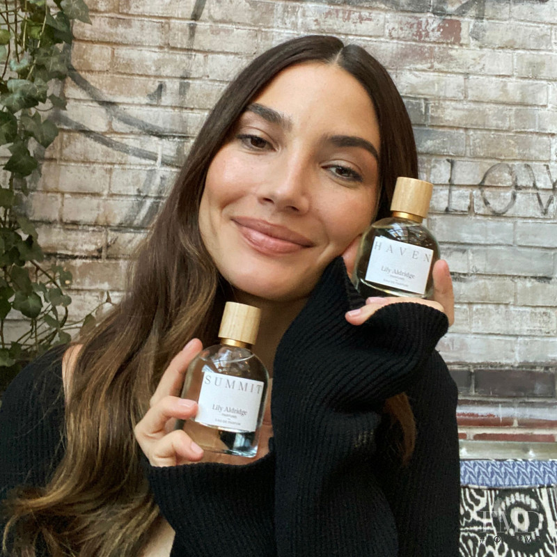 Lily Aldridge featured in  the Lily Aldridge Parfums advertisement for Autumn/Winter 2019